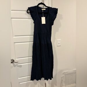 Ulla Johnson Navy Midi Dress